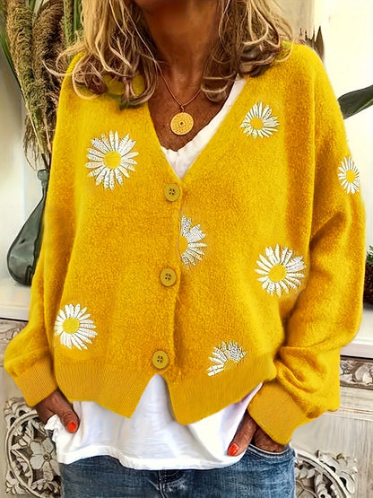 Embroidered Spring Cardigan