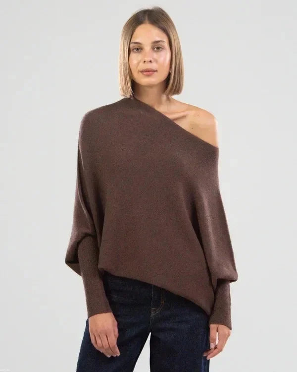 Oversized Convertible Neck Jumper