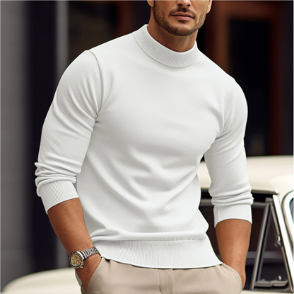 Fitted High Neck Jumper