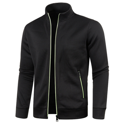 Zip-Up Funnel Neck Jacket