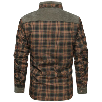 Fleece-Lined Check Lumberjack Jacket