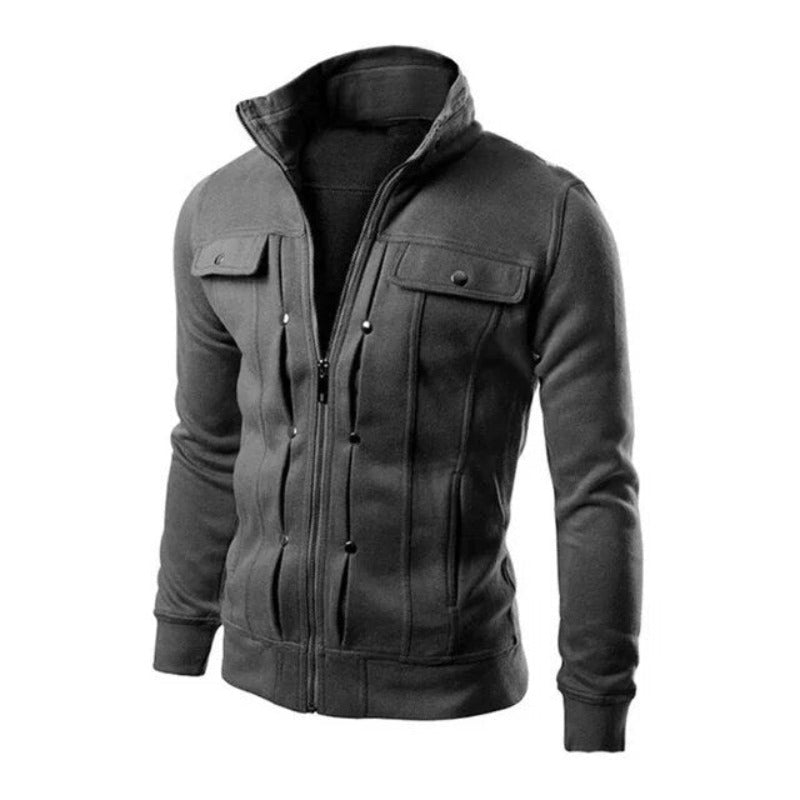 Zip-Up Multi-Pocket Jacket
