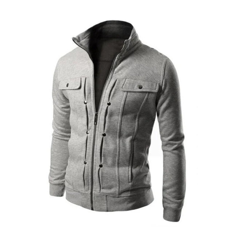 Zip-Up Multi-Pocket Jacket