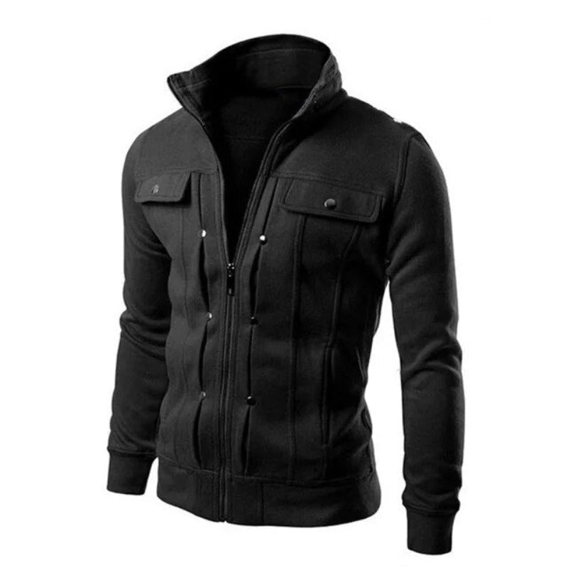 Zip-Up Multi-Pocket Jacket