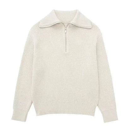 Striped Knit Winter Jumper