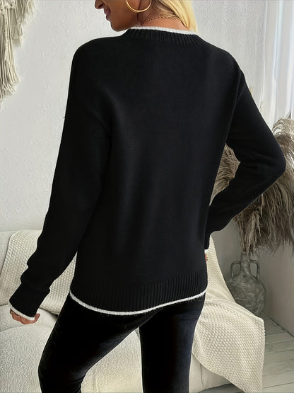 Embroidered Winter Jumper