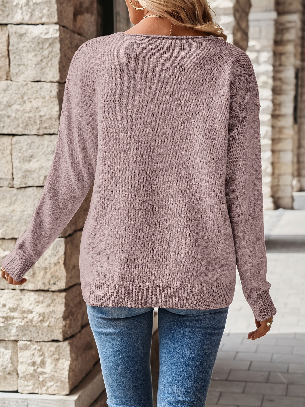 Openwork Mid-Season Jumper