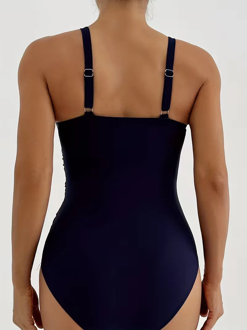 Draped Shaping Swimming Costume