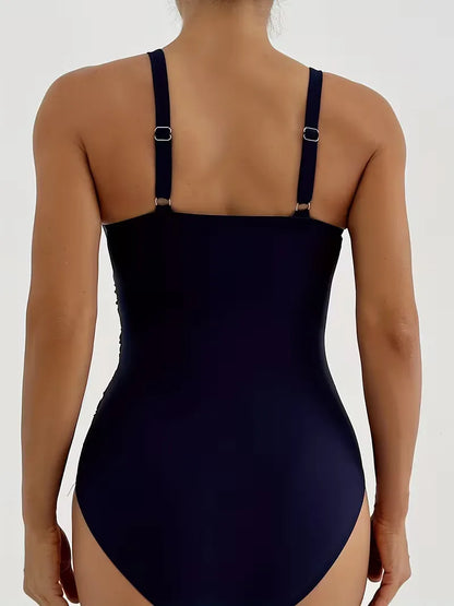 Draped Shaping Swimming Costume