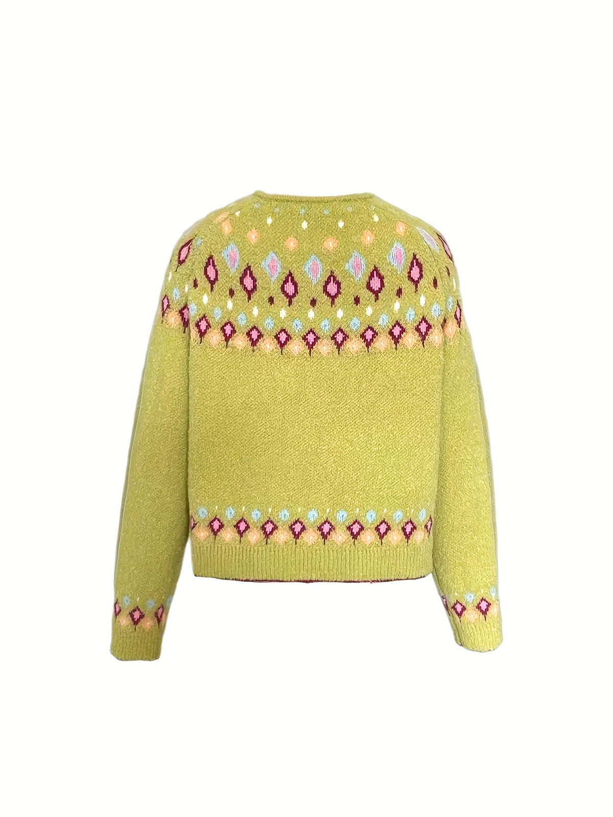 Embroidered Buttoned Cardigan