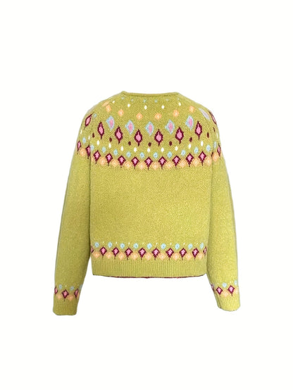 Embroidered Buttoned Cardigan