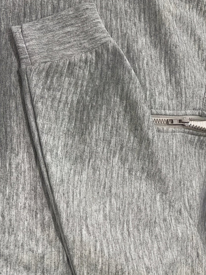 Ribbed Zip Neck Jumper, Pink