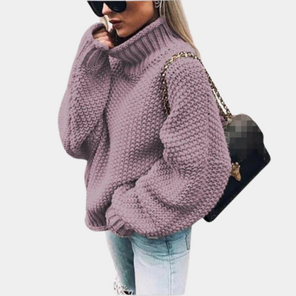 Chunky Knit Winter Jumper, Khaki