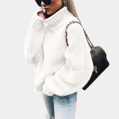 Chunky Knit Winter Jumper, Khaki