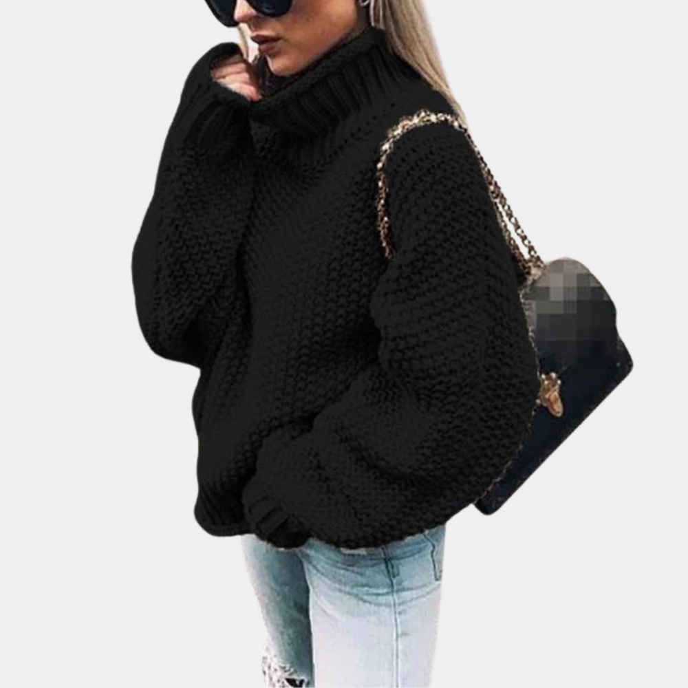 Chunky Knit Winter Jumper, Khaki