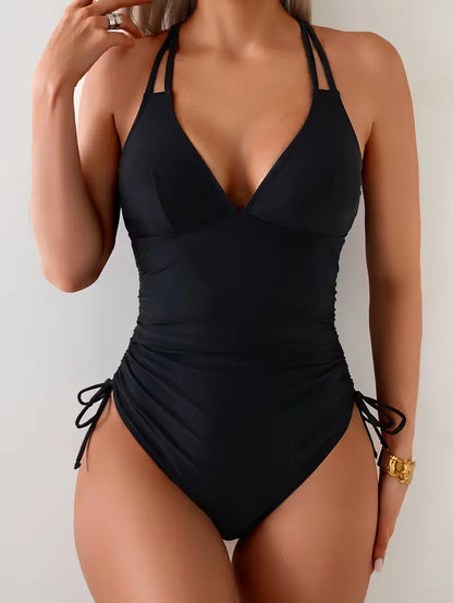 Shaping Summer Swimming Costume, Black