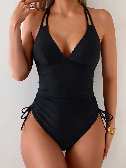 Shaping Summer Swimming Costume, Black