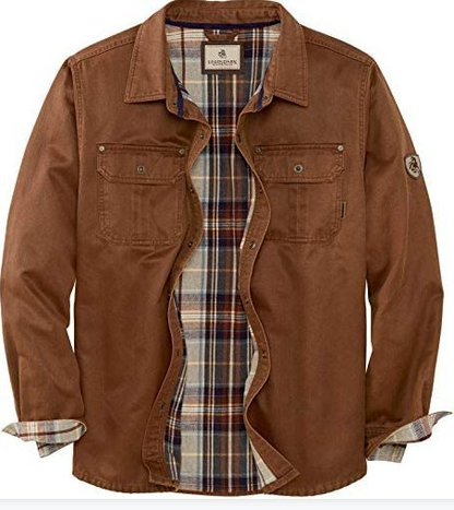 Lined Waxed Cotton Canvas Jacket