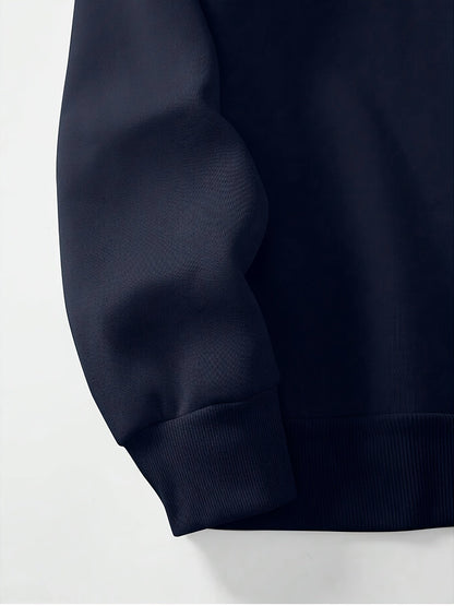 Relaxed Half-Zip Winter Jumper