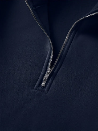 Oversized Zip Neck Jumper