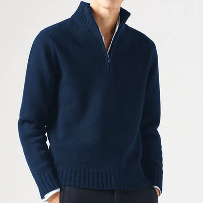 Thick Knit Winter Jumper, Sky Blue