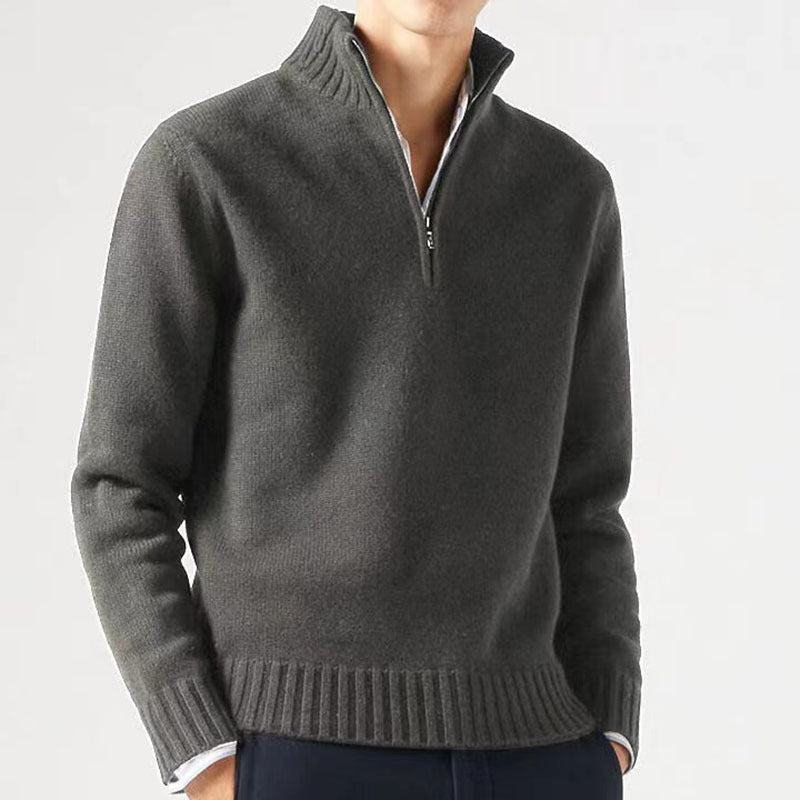Thick Knit Winter Jumper, Sky Blue