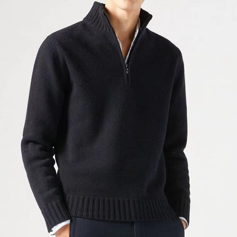 Thick Knit Winter Jumper, Sky Blue