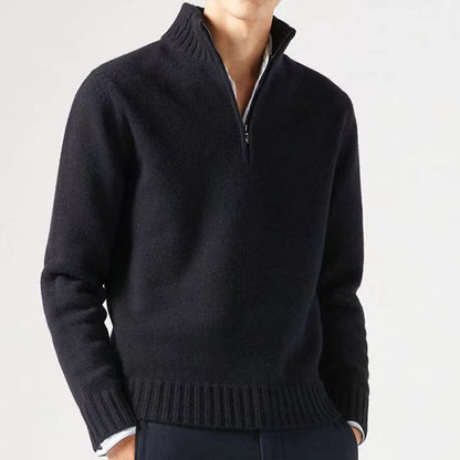 Thick Knit Winter Jumper, Sky Blue