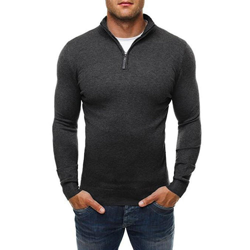 Fitted Winter High Neck Jumper