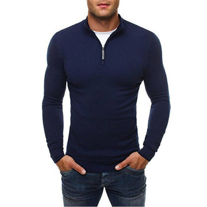 Fitted Winter High Neck Jumper