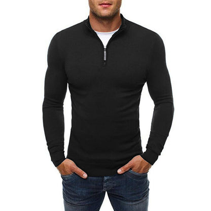 Fitted Winter High Neck Jumper