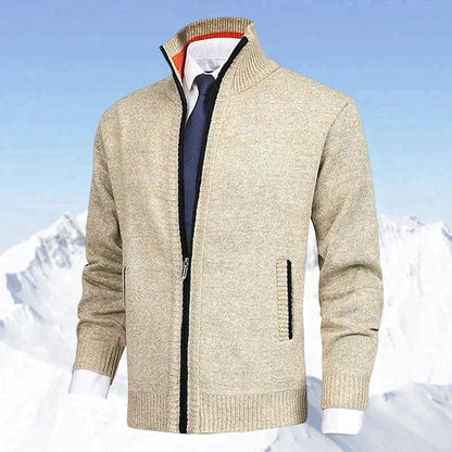 Zip-Up Winter Cardigan