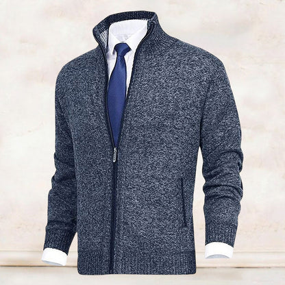 Zip-Up Winter Cardigan
