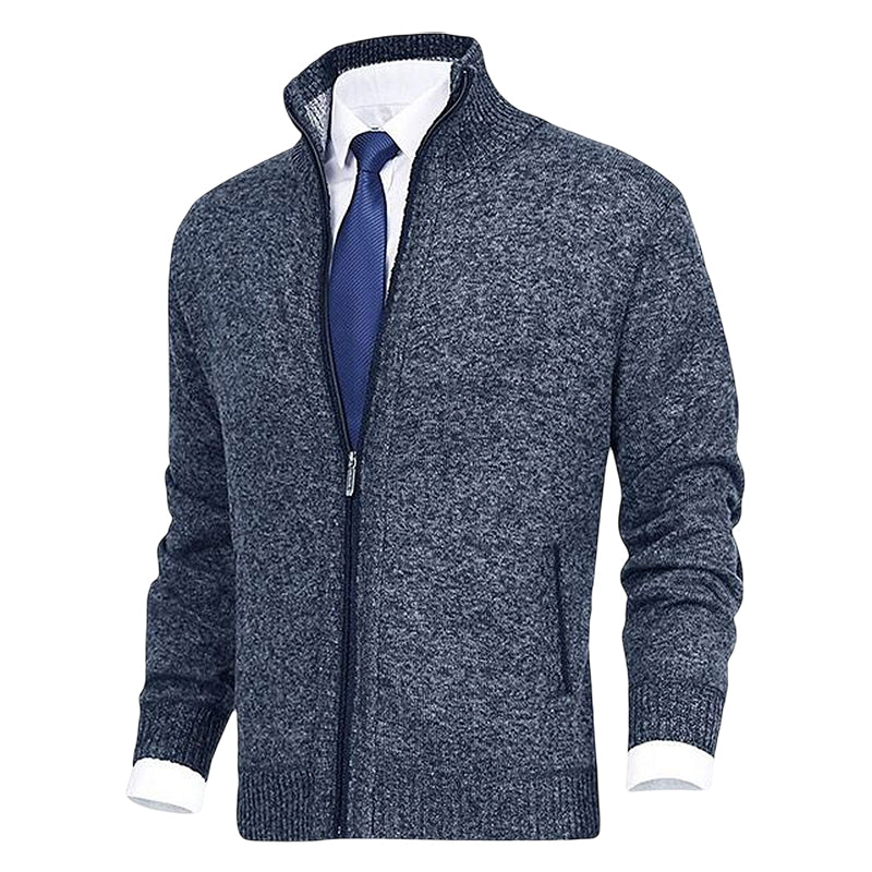 Zip-Up Winter Cardigan