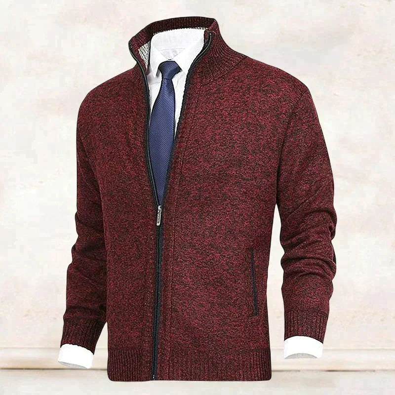 Zip-Up Winter Cardigan