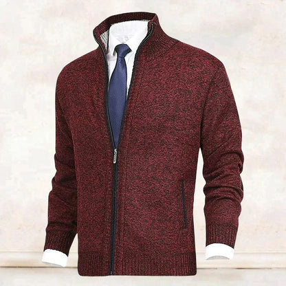 Zip-Up Winter Cardigan