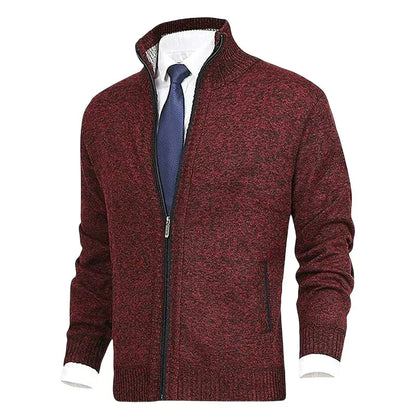 Zip-Up Winter Cardigan