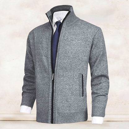 Zip-Up Winter Cardigan