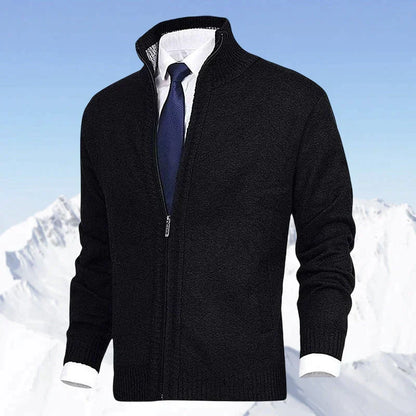 Zip-Up Winter Cardigan