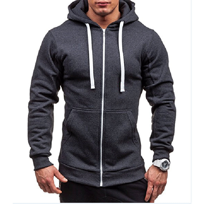 Windproof Fleece Zipped Hoodie