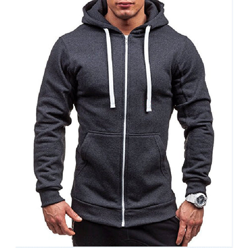Windproof Fleece Zipped Hoodie