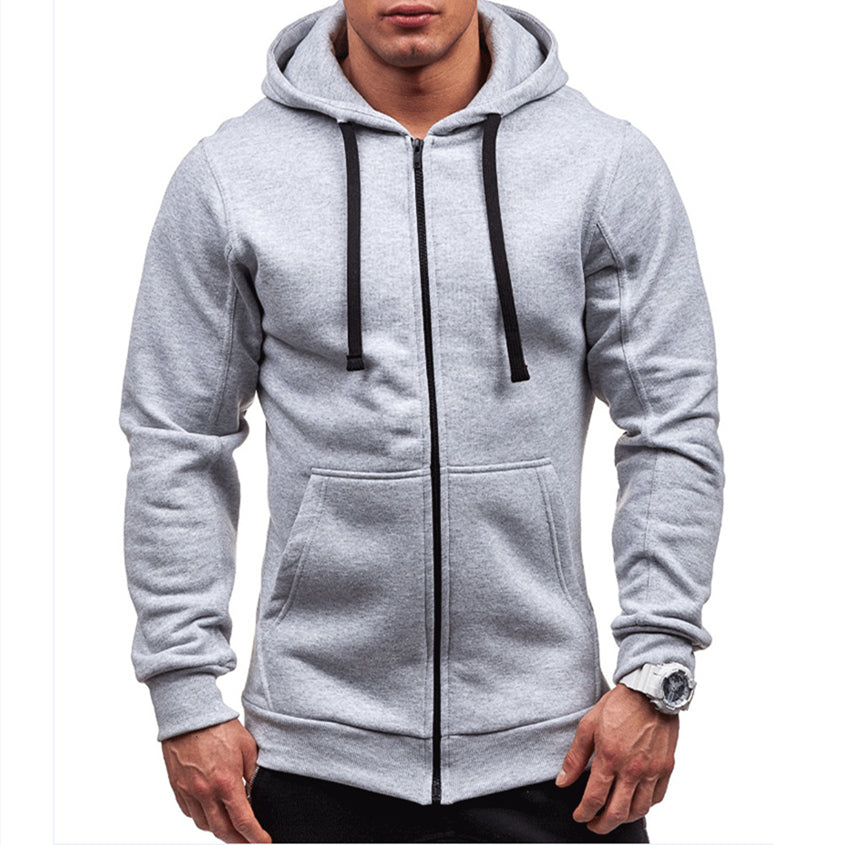 Windproof Fleece Zipped Hoodie