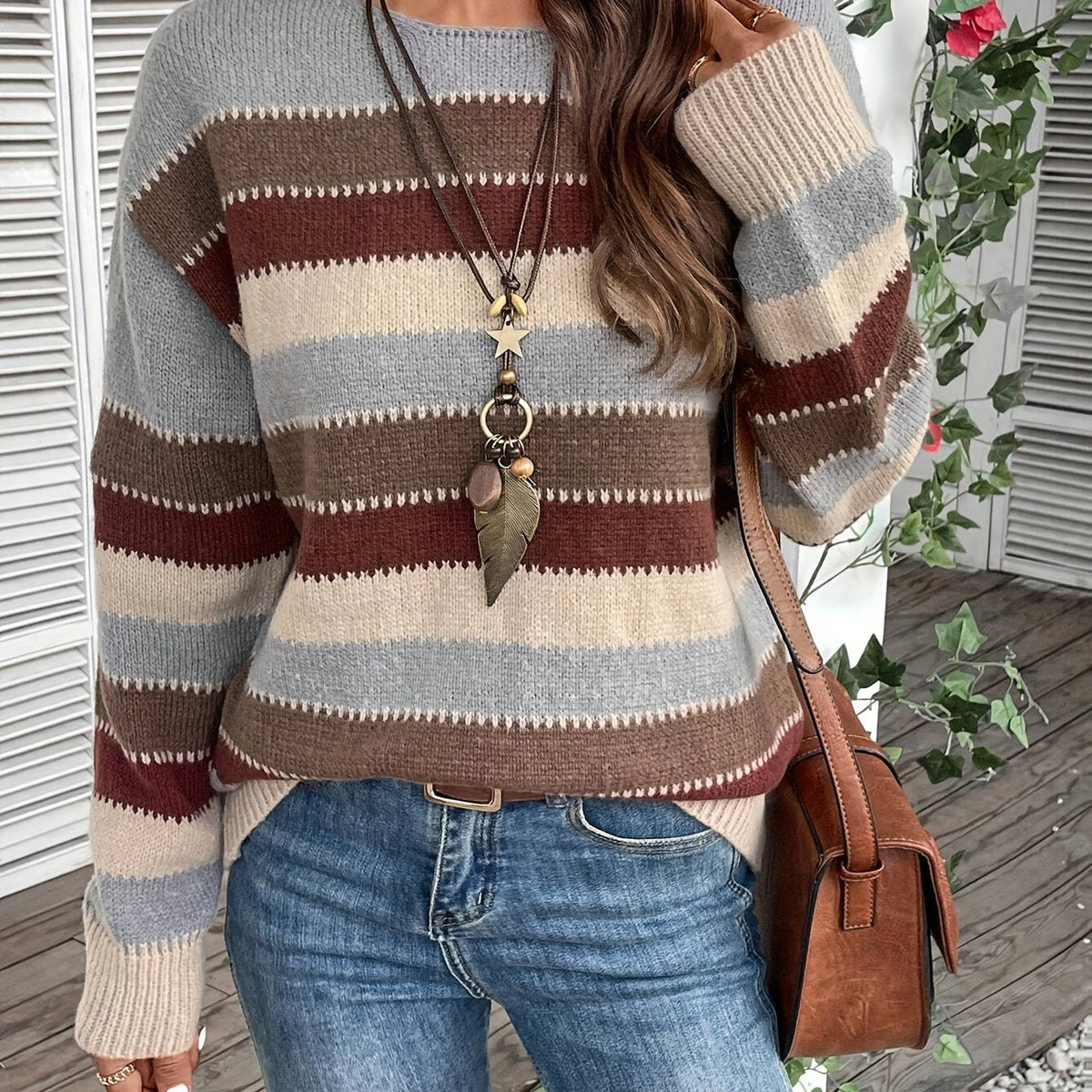 Striped Autumn Jumper
