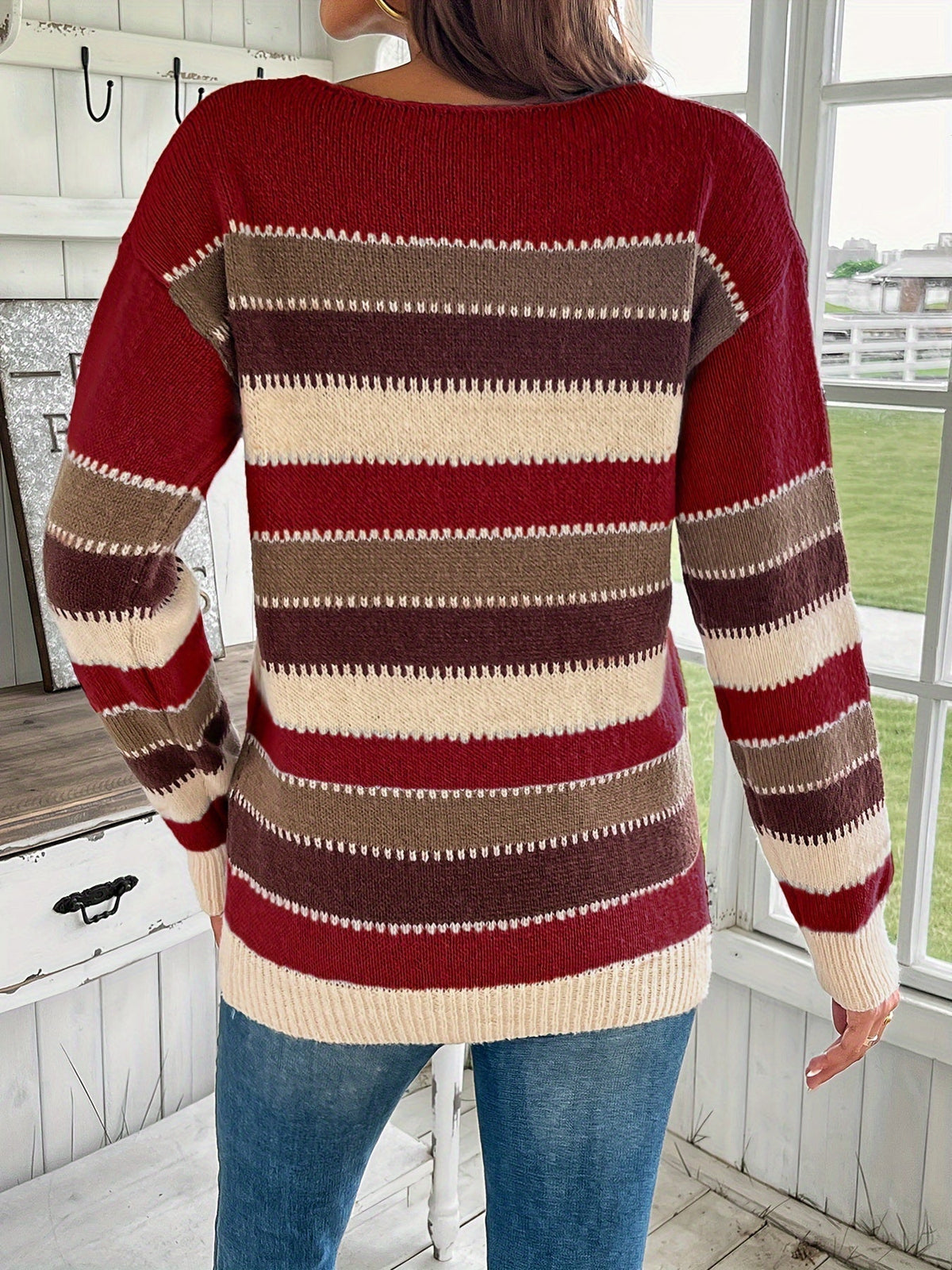 Striped Autumn Jumper
