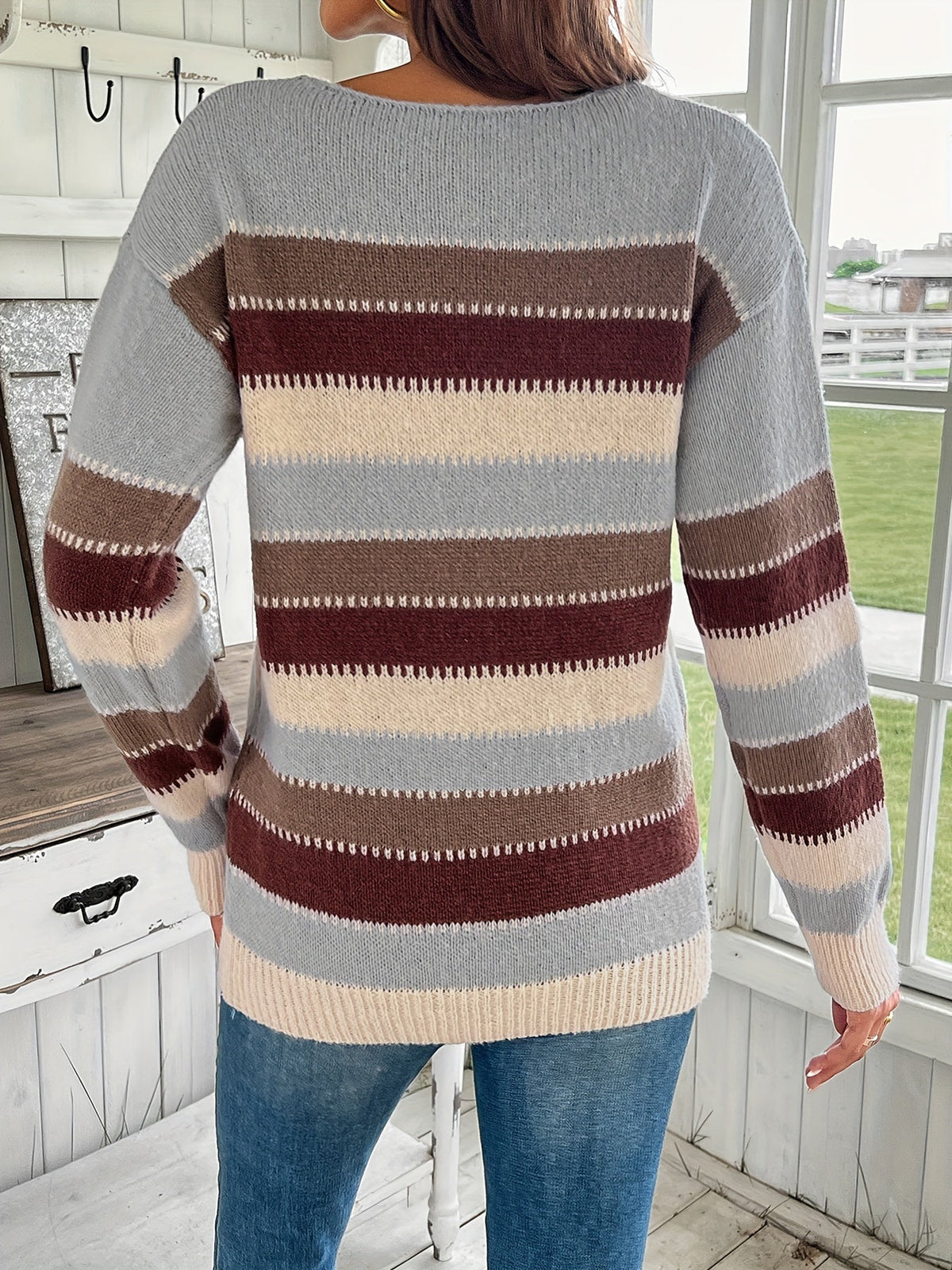 Striped Autumn Jumper