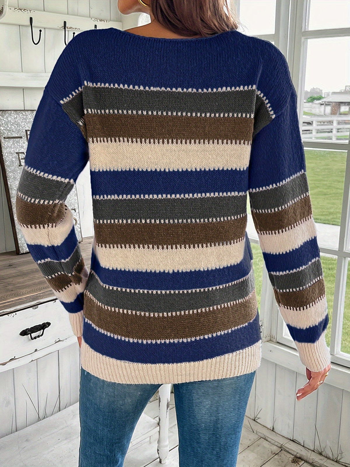 Striped Autumn Jumper