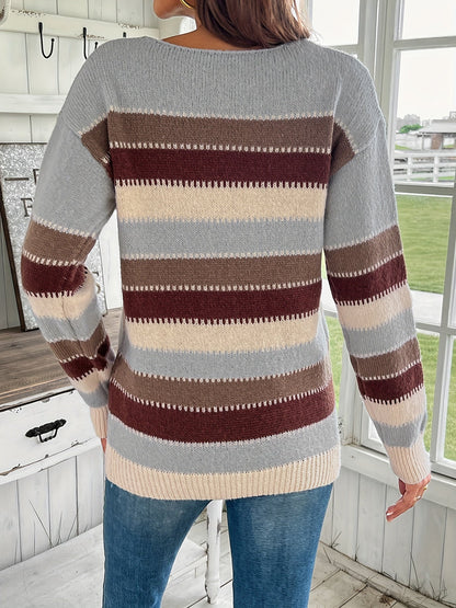 Striped Autumn Jumper