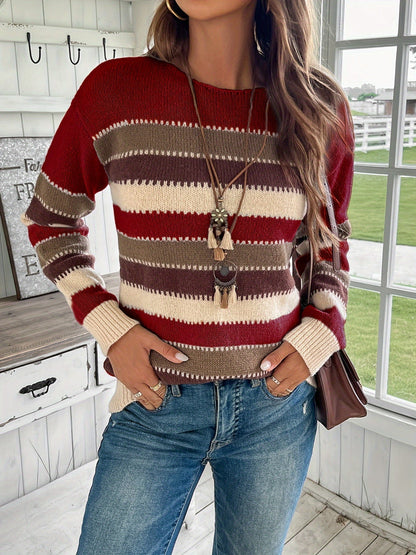 Striped Autumn Jumper