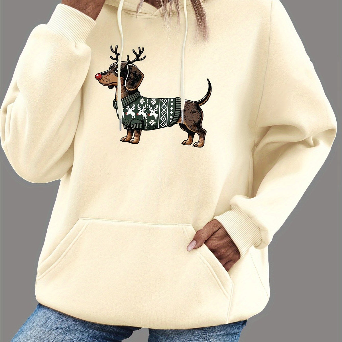 Printed Winter Hoodie