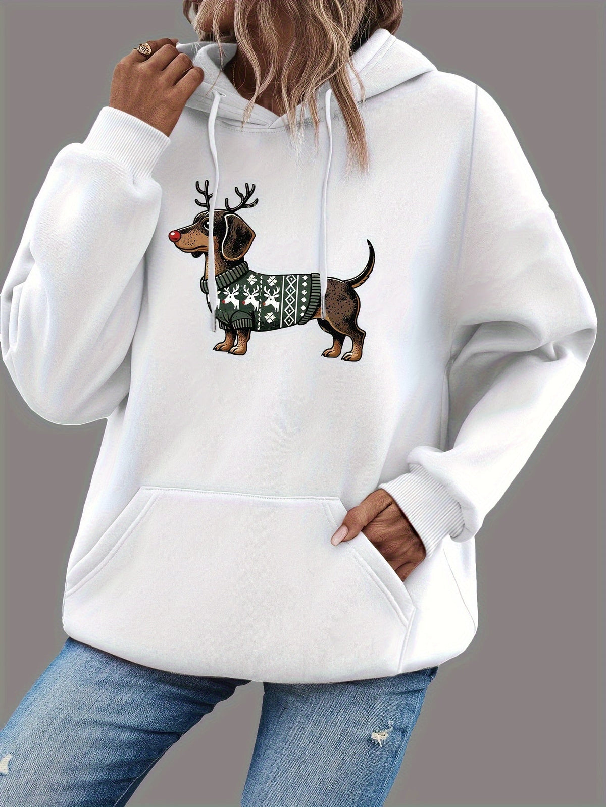 Printed Winter Hoodie